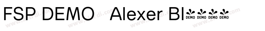 FSP DEMO   Alexer Bl字体转换